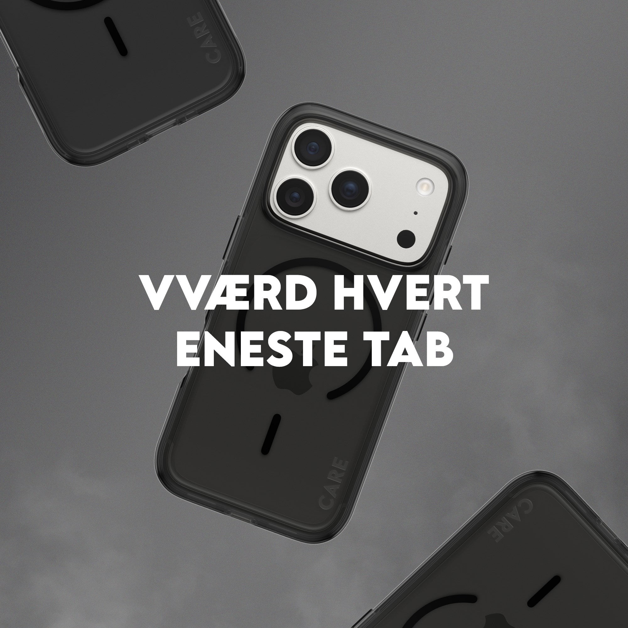 CARE™ by PanzerGlass® Smokey Case m. Sort MagSafe iPhone 17 Pro
